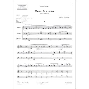 Dubosq 2 Oraisons Orgue